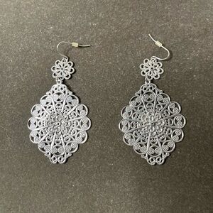 Silver Filigree Earrings